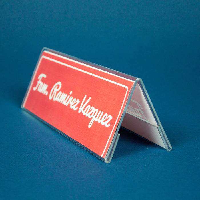 Personalizadores de acrílico para escritorios tamaño grande M-051
