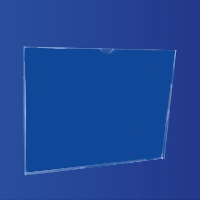 Porta diplomas horizontal de acrílico transparente de tamaño carta M-032 (Paquete con 10)