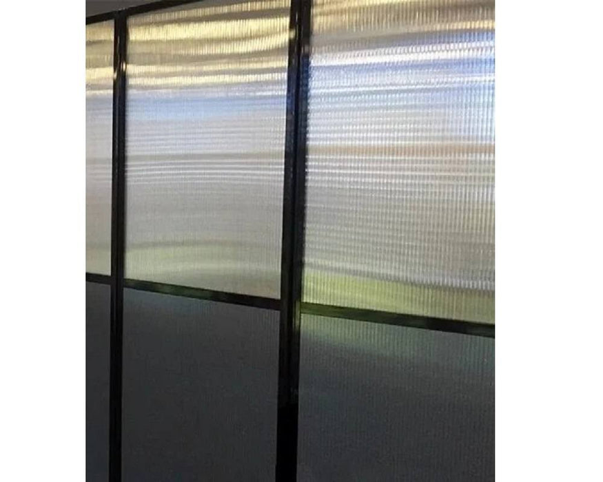 Paredes divisoras en policarbonato celular transparente para pasillos para protección del covid-19